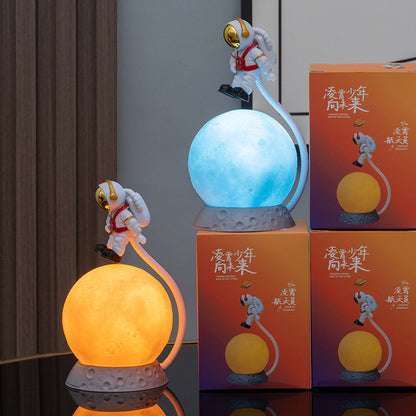 Suspended Astronaut Ornament Lunar Lamp