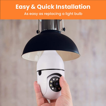 1080P Light Bulb Security Camera