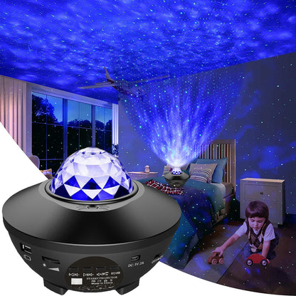 Night Light with Ocean Wave Music Speaker