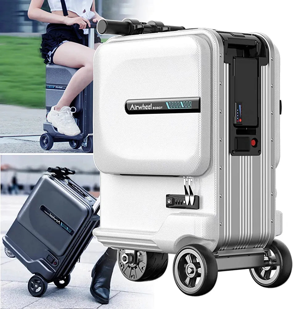 Hand Luggage air Trolley with #electronic #scooter - Excaliburs Legend