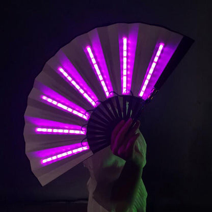 Party LED Fan Luminous Light Up Fan