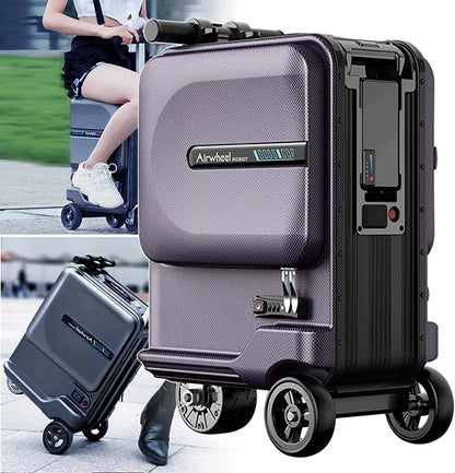 Hand Luggage air Trolley with #electronic #scooter - Excaliburs Legend