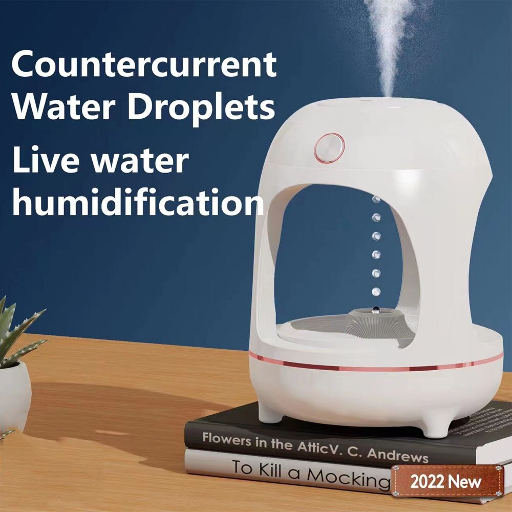 Anti Gravity Levitating Water Drops