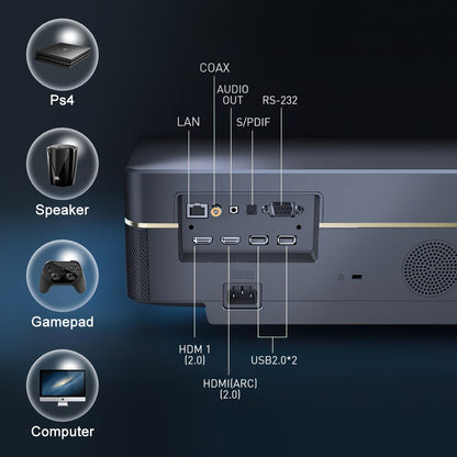 D7U-OMMC 2500ANSI Laser Projetor 4k