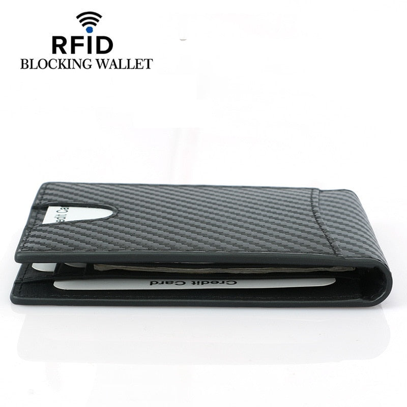 Carbon Fiber Leather Wallet