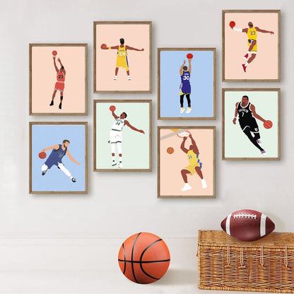 basketball Super Star Portrait