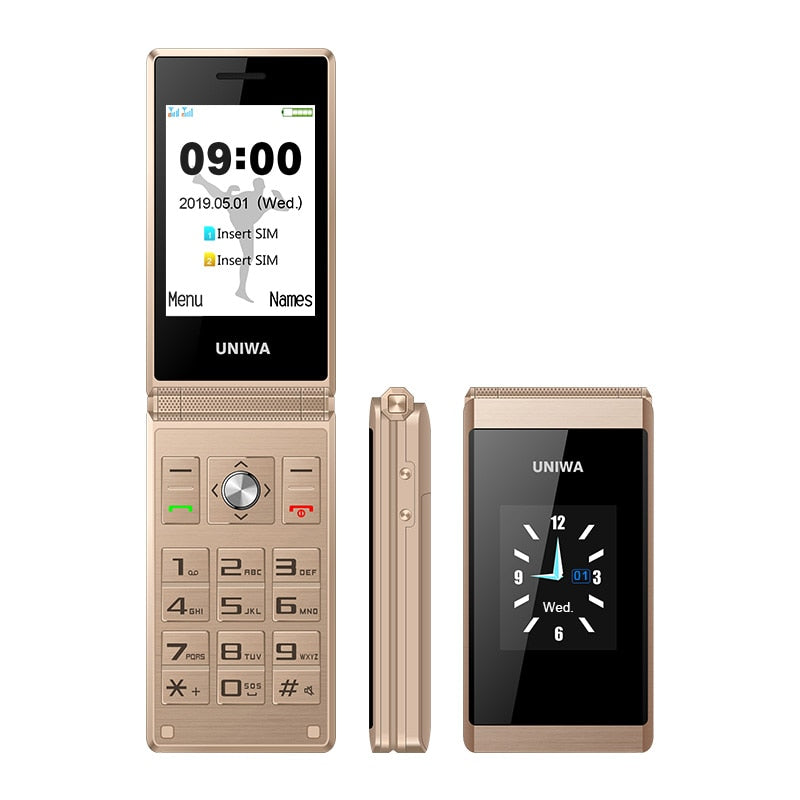 GSM senior Flip Phone Dual Sim w FM Radio