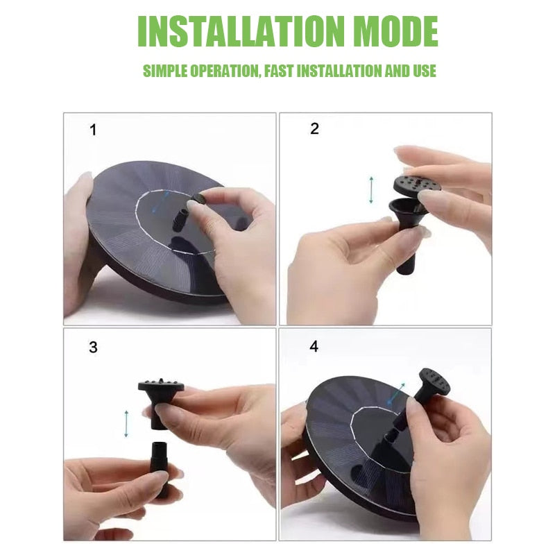 Mini Solar Water Fountain