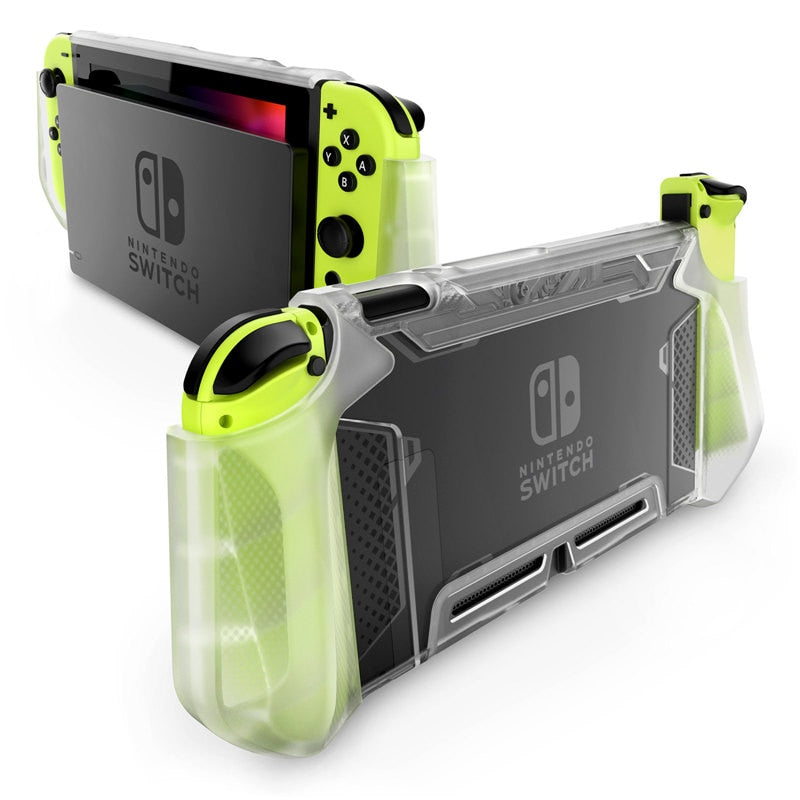 Für Nintendo Switch Case MUMBA Series Blade TPU Grip Schutzhülle Dockable Case Kompatibel mit Konsole und Joy-Con Controller