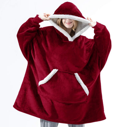 Wearable TV Hoodie Blanket