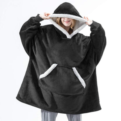 Wearable TV Hoodie Blanket