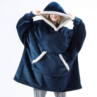 Wearable TV Hoodie Blanket