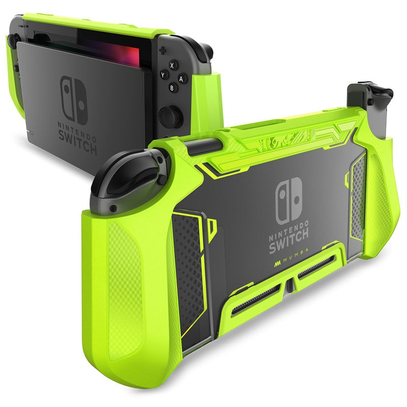 Für Nintendo Switch Case MUMBA Series Blade TPU Grip Schutzhülle Dockable Case Kompatibel mit Konsole und Joy-Con Controller