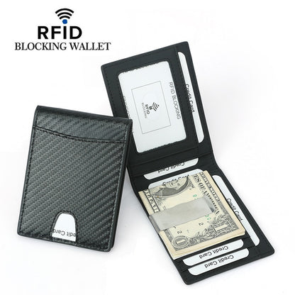 Carbon Fiber Leather Wallet