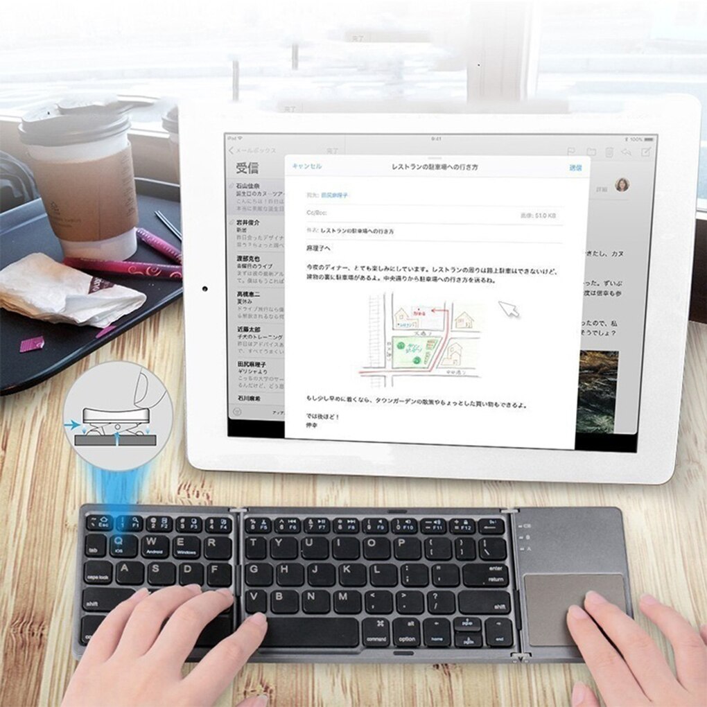 Wireless Foldable Slim Keypad