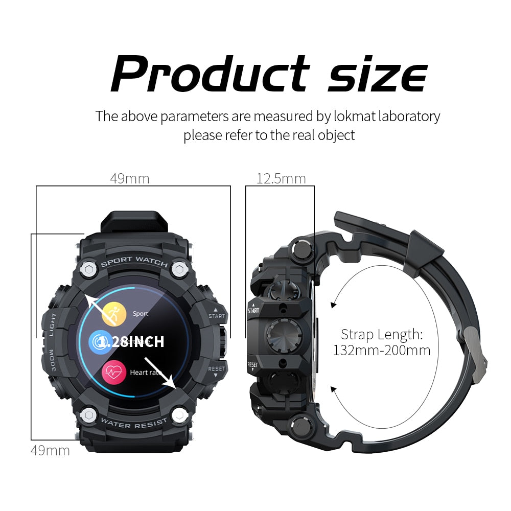 Heart Rate Monitoring Blood Pressure Smartwatch