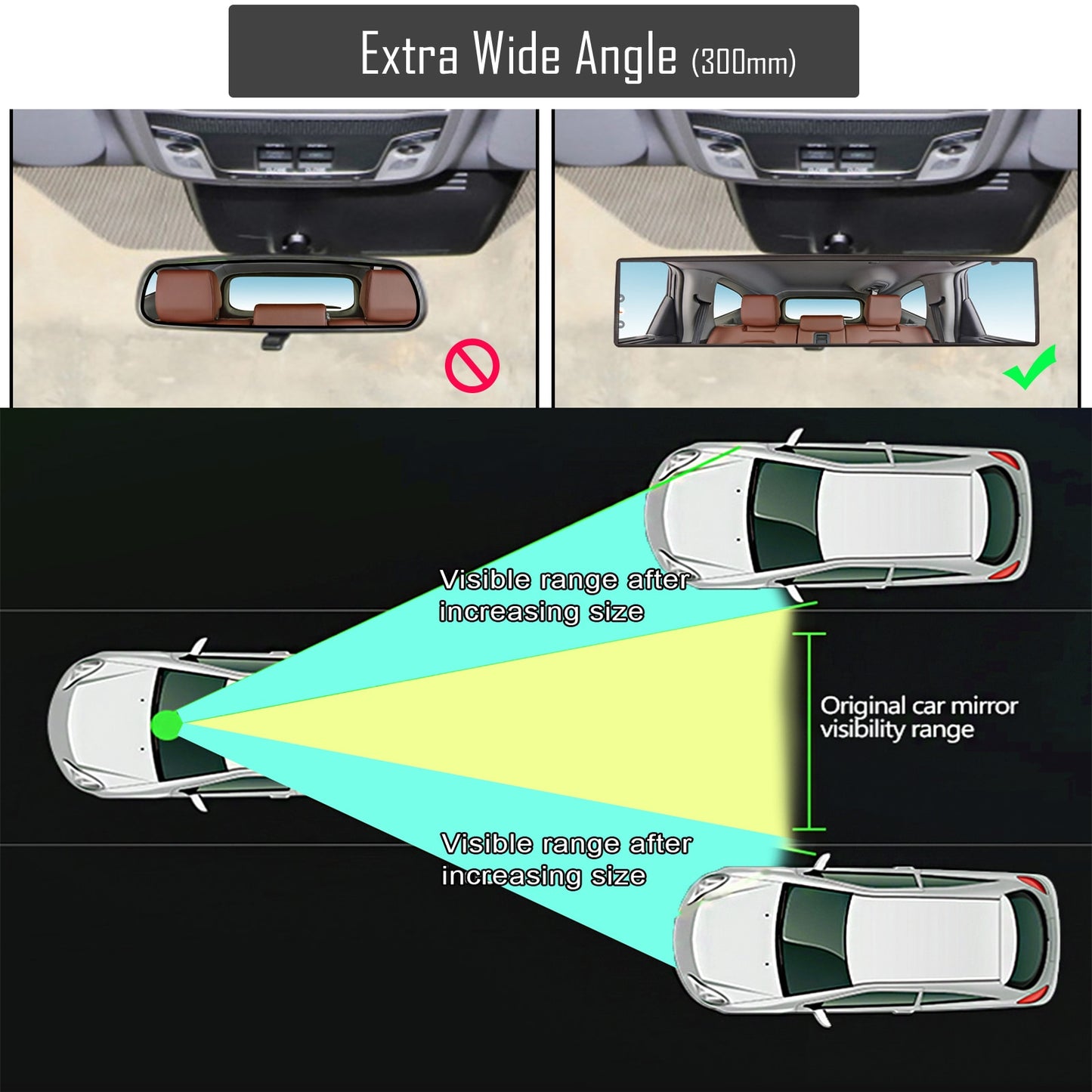 Convex Rearview Mirror