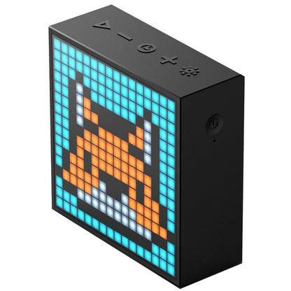 Divoom Timebox Evo Bluetooth Portable Haut-Parleur avec Horloge Alarme Programmable LED Affichage pour Pixel Art Création Cadeau Unique