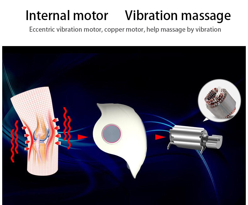 Laser heated air massage