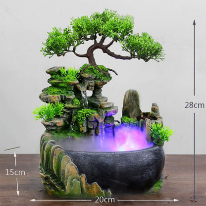 Tabletop Ornamental waterfall