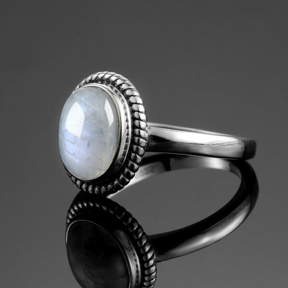 Natural Moonstone Ring