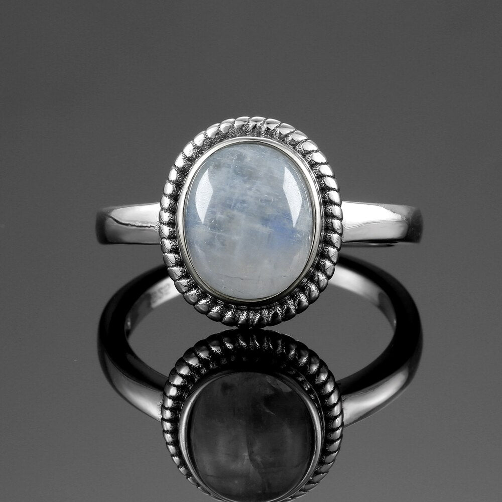 Natural Moonstone Ring