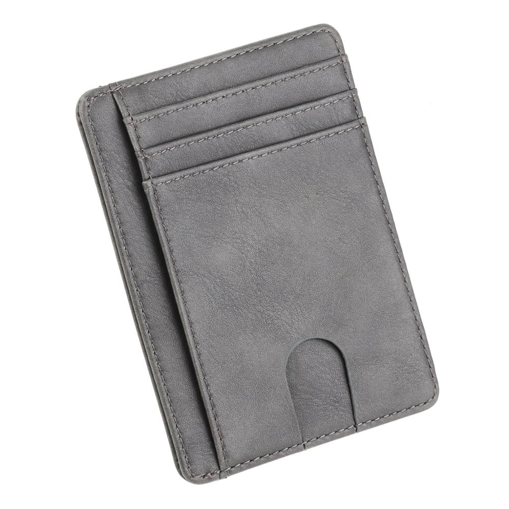 RFID blocking leather wallet