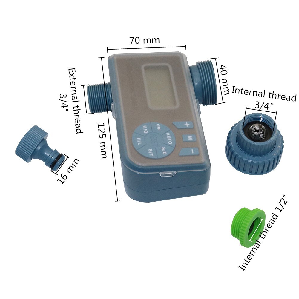 Automatic LCD Display Irrigation Timer