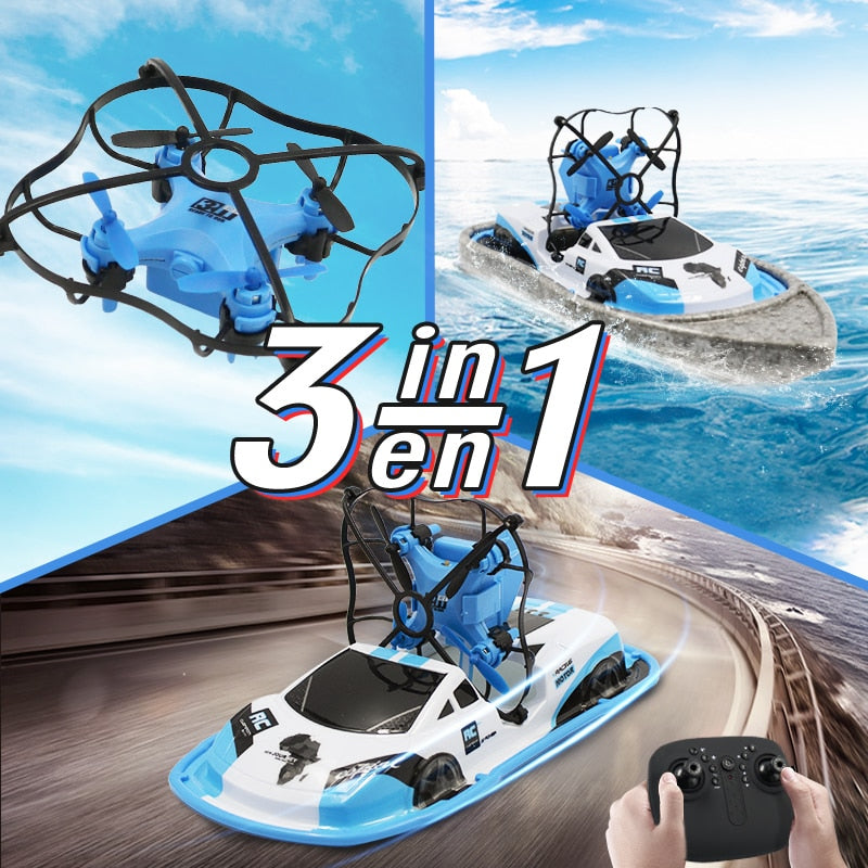 3-in-1 sea land and air drone