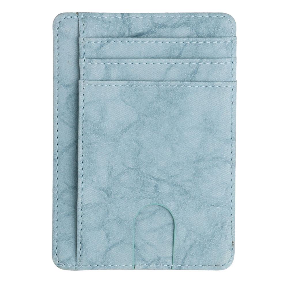 RFID blocking leather wallet