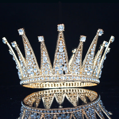 Vintage Crystal Queen tiara