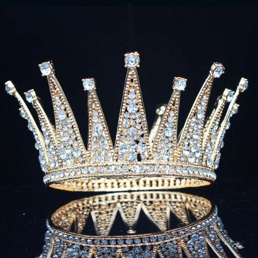 Vintage Crystal Queen tiara