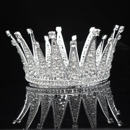 Vintage Crystal Queen tiara