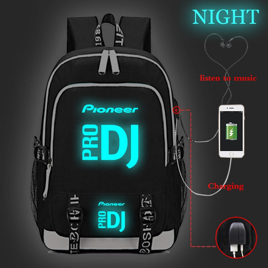 Pioneer Pro Dj Luminous USB Charge Backpack
