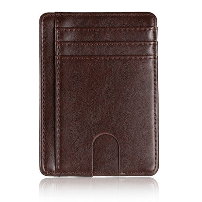 RFID blocking leather wallet