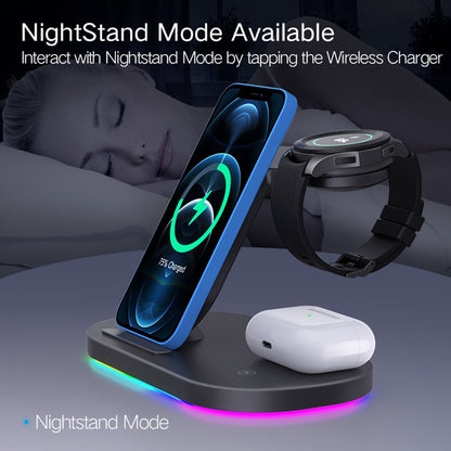 Wireless Charger Stand 3 in 1