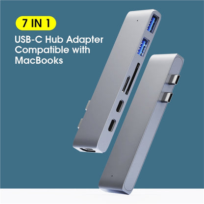 Merlin USB C HUB 7-in-1 Type C Adapter
