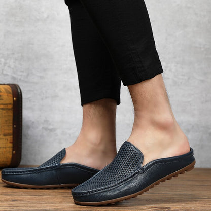 slim-fit loafers