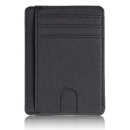 RFID blocking leather wallet