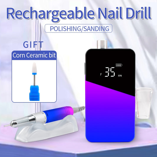 Cordless Portable Electric Nail Drill