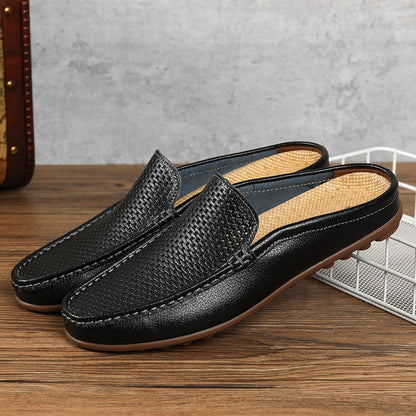 slim-fit loafers