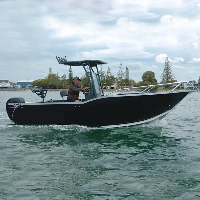 Ecocampor bass boat