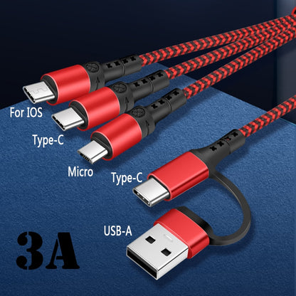 5 IN 1 PD Cable 1.2M 3A USB/Type-