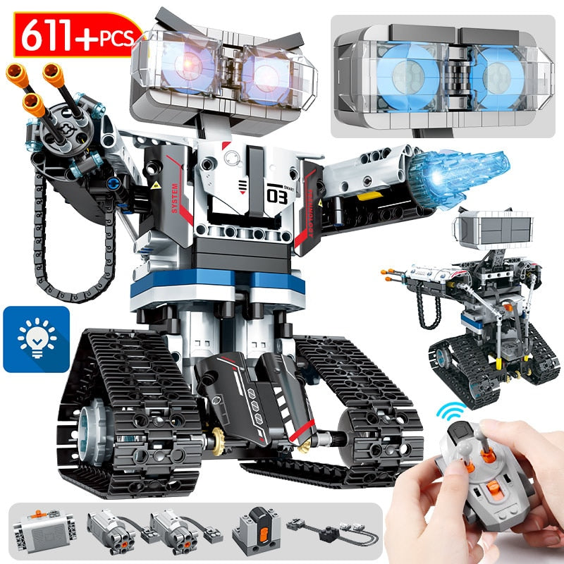 611PCS CRC Robot Electric Building Blocks set