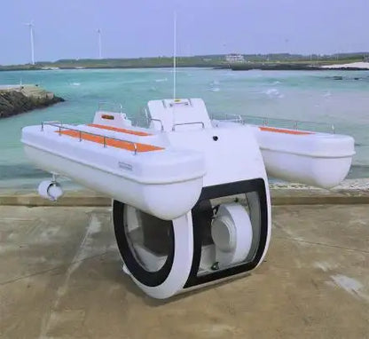 Hybrid-watercraft submarine boat