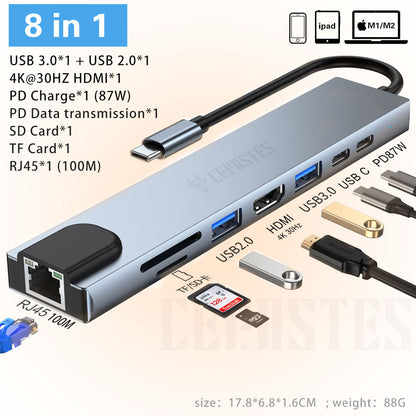 USB C HUB Docking Station 