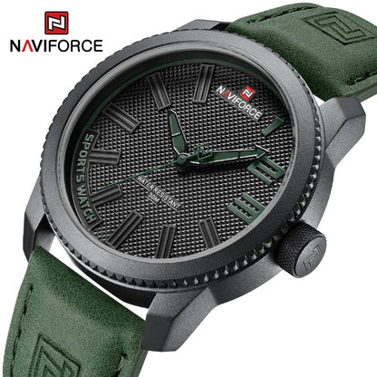 Shockproof Waterproof Leather Watch Men 