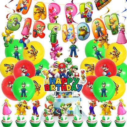 Super Mario Birthday Party Decoration