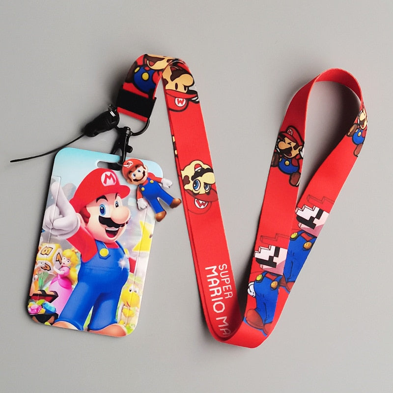 Anime Mario Credential Holder