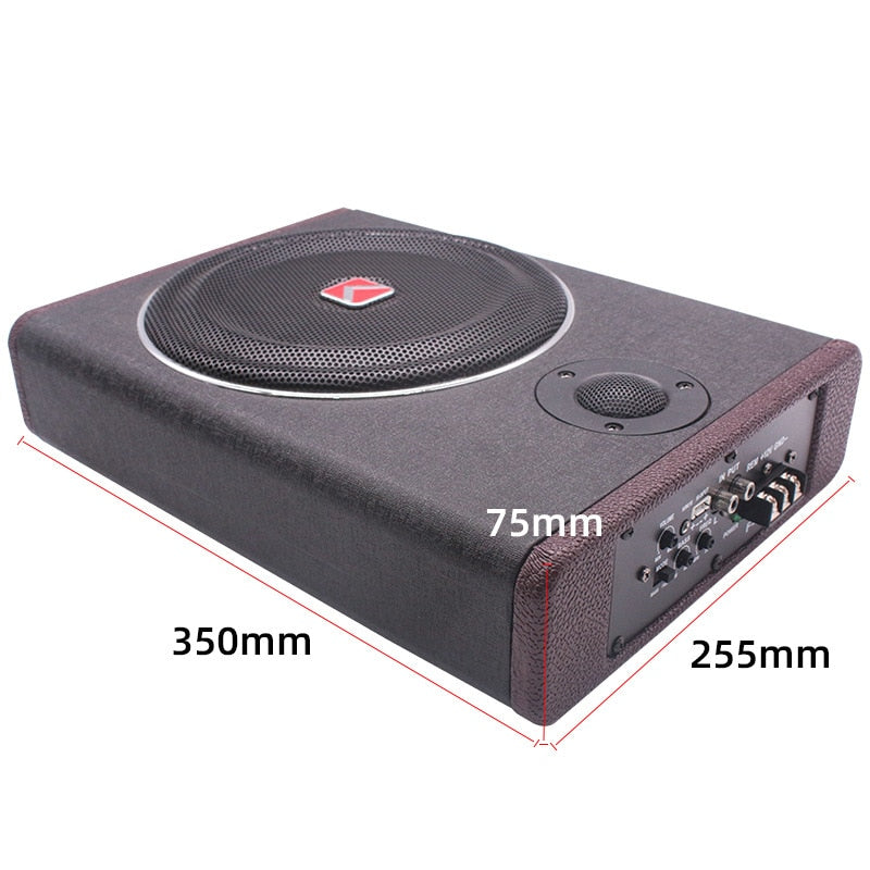 600W 8 Inch Wood Texture Subwoofer